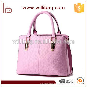 Factory Lady Leather Handbag Trendy Custom Handbag With Shoulder Strap